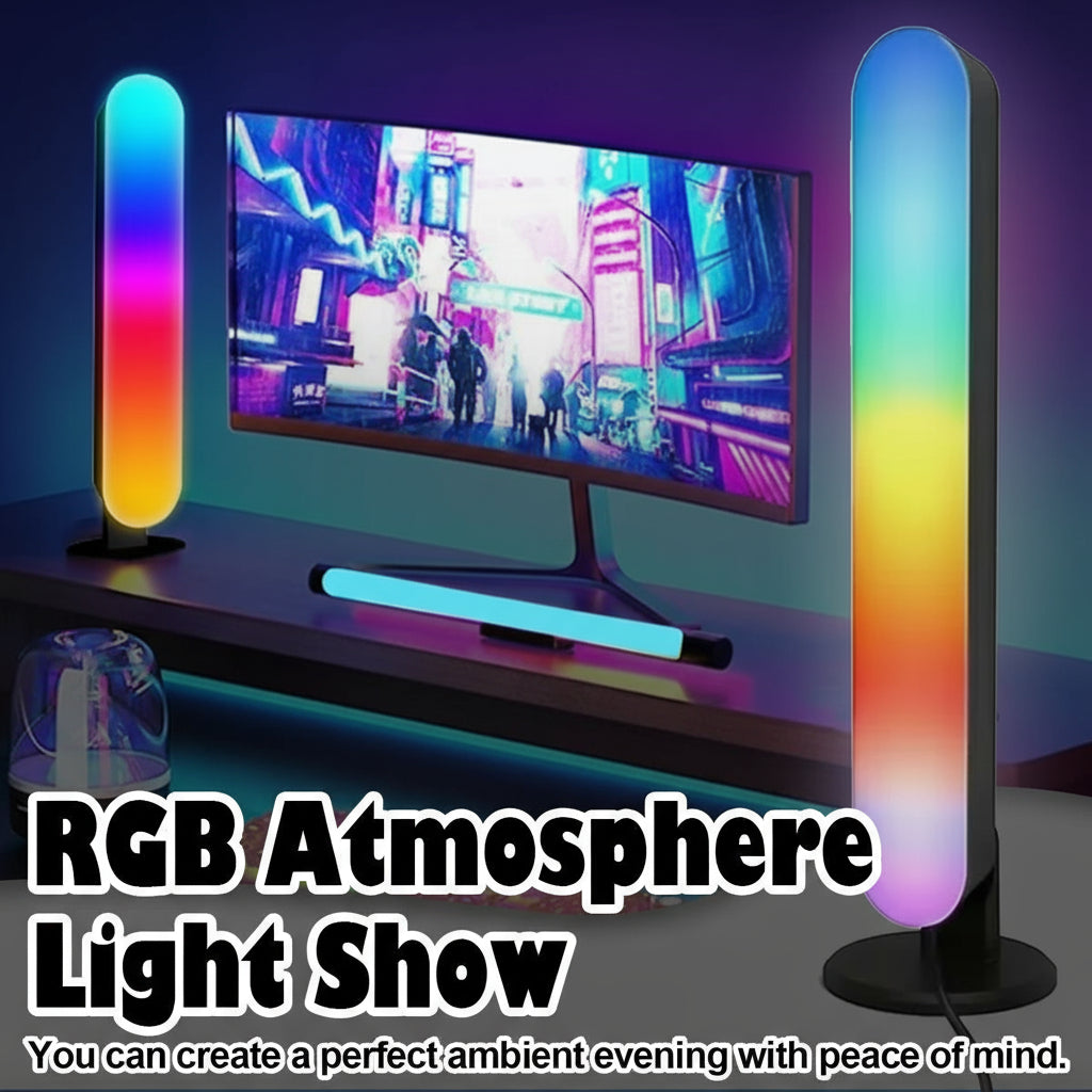 Smart Led Strip Lights with Remote Control With-Remote Rgb Light Bar Lamp Sync With-Music Atmosphere Decoration Desktop For-Room