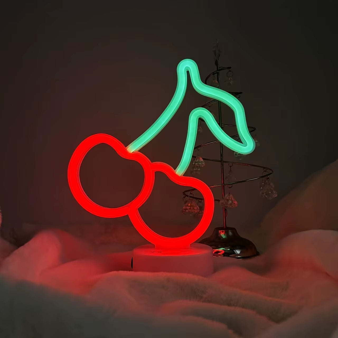 1 Piece, Countertop Decorative Lighting Neon Sign, USB or 3*Aa Battery Powered, Suitable for Holiday Party, Kitchen Home Lighting, Room Decoration Night Light (Battery Not Included)