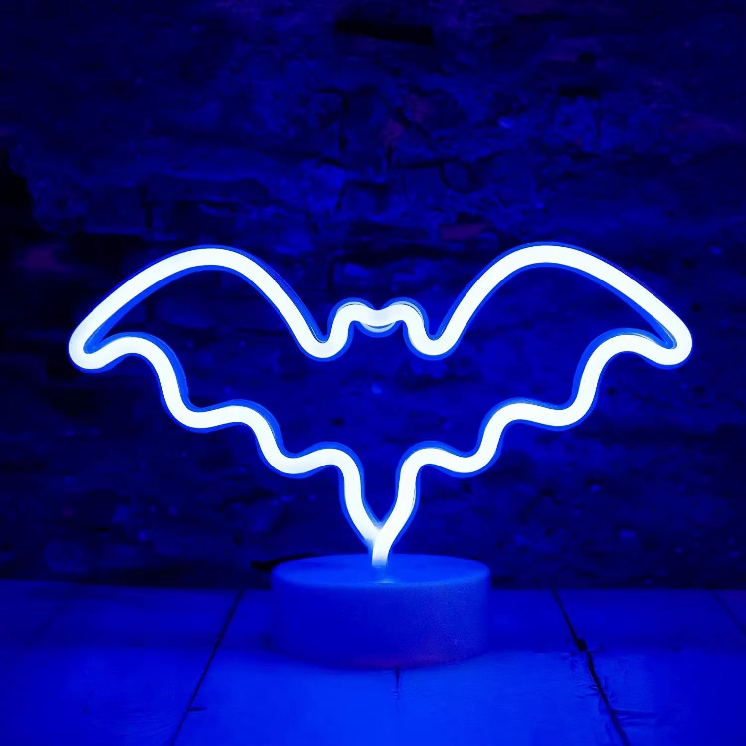 Halloween Custom Led Neon Sign Bat Ghost Animal Shape Atmosphere Decoration Villa Party Night Light USB or Battery Powered