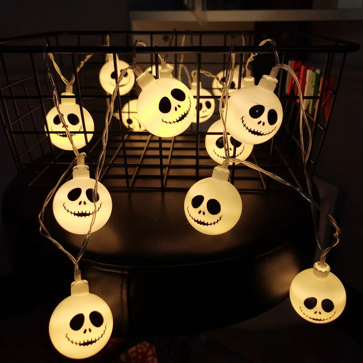 Halloween Ghost String Lights