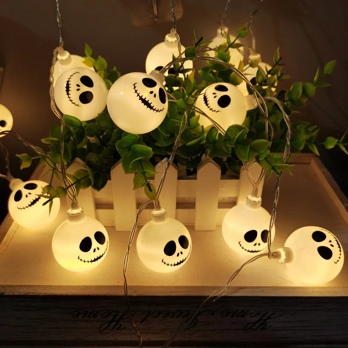 Halloween Ghost String Lights