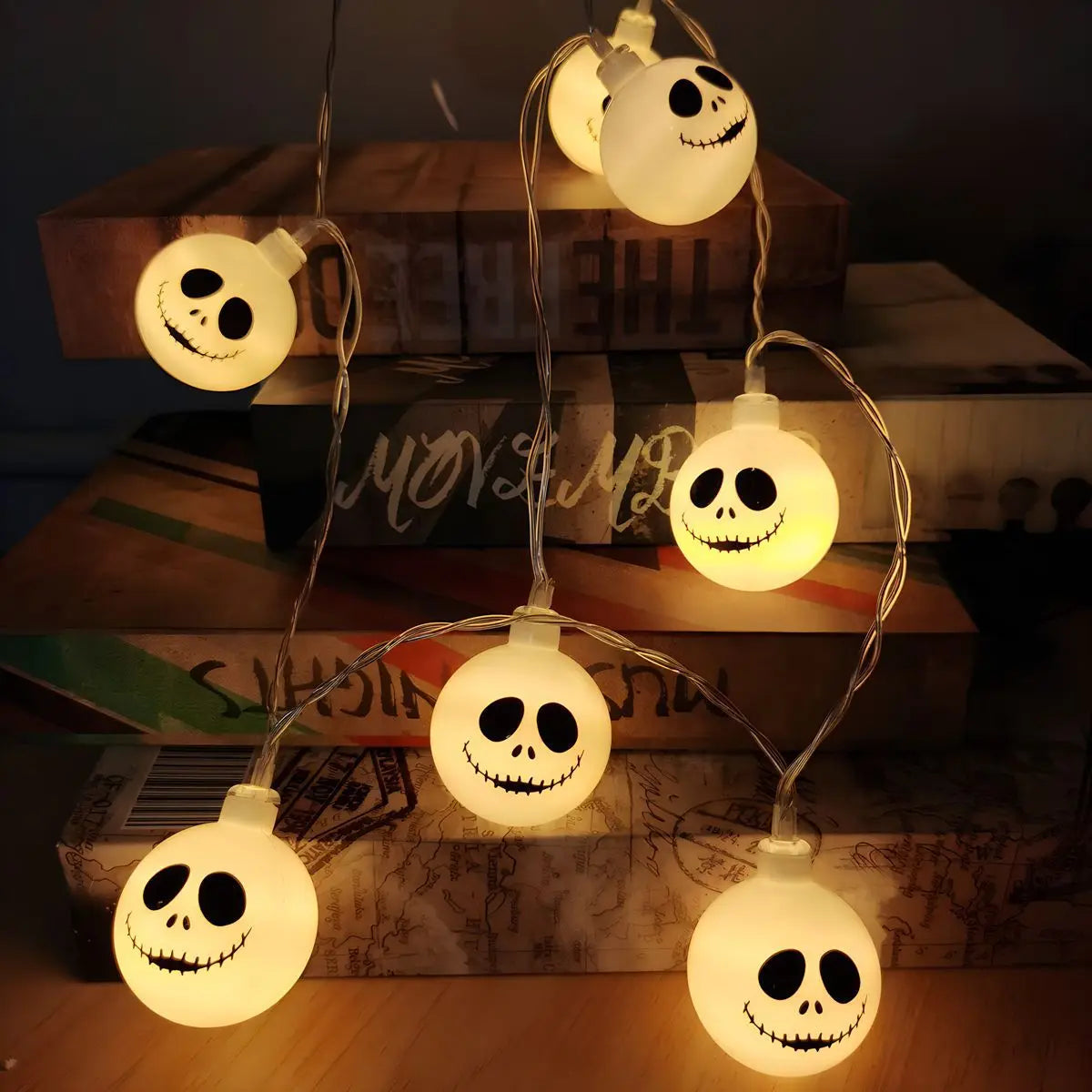 Halloween Ghost String Lights