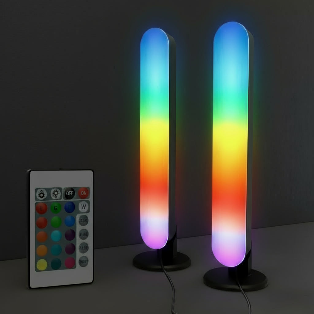 Smart Led Strip Lights with Remote Control With-Remote Rgb Light Bar Lamp Sync With-Music Atmosphere Decoration Desktop For-Room