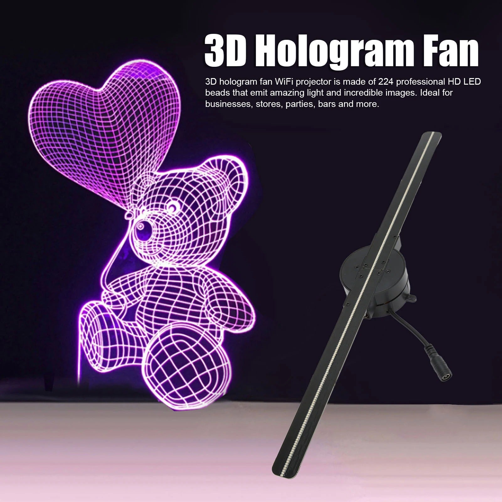HoloSpin 3D Fan Projector